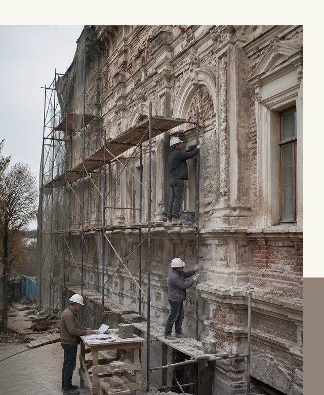 Реставрация объектов культурного наследия под ключ в Ишиме